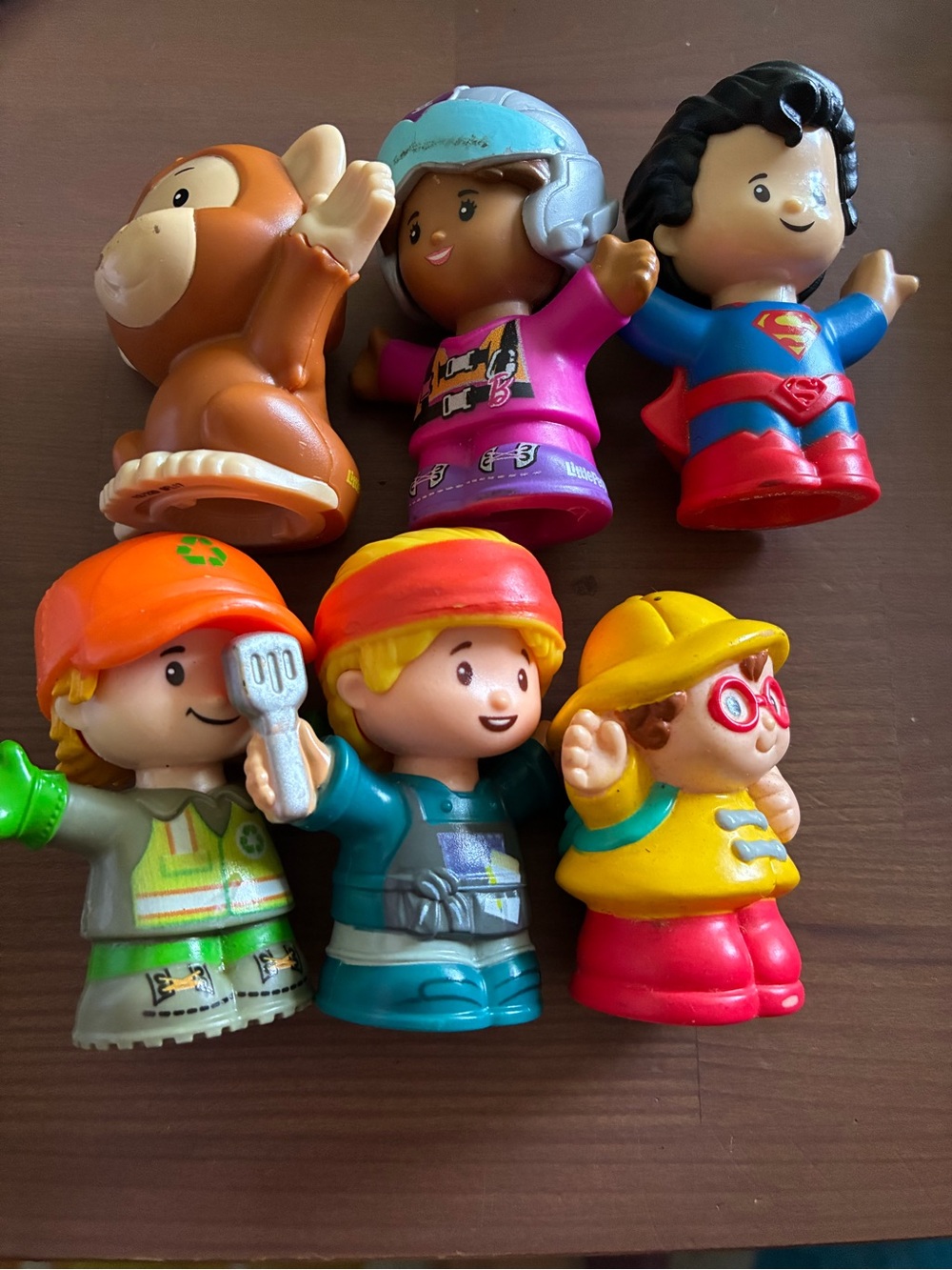 Fisher-Price Little People Multicolor Character Pack with Superhero & Animal
